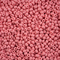 8/0 Czech Seed Beads #070 Permalux Matte Pink 22g