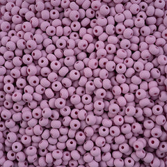 6/0 Czech Seed Beads #153 Permalux Matte Violet 24g