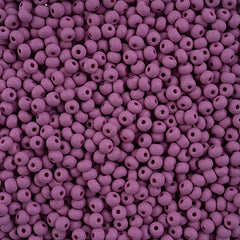 8/0 Czech Seed Beads #074 Permalux Matte Purple 22g