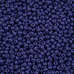 6/0 Czech Seed Beads #156 Permalux Matte Violet 24g