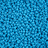 8/0 Czech Seed Beads #080 Permalux Matte Dark Turquoise 22g