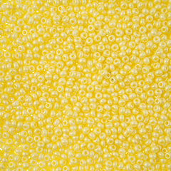 11/0 Czech Seed Beads #43140 Permalux Light Yellow 23g