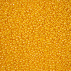 11/0 Czech Seed Beads #43141 Permalux Dark Yellow 23g