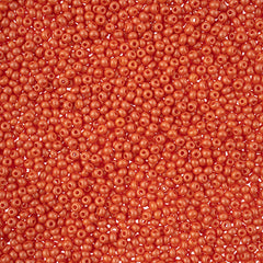 11/0 Czech Seed Beads #43143 Permalux Orange 23g