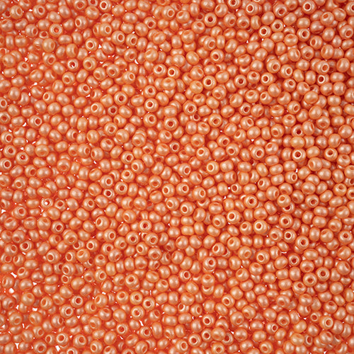 10/0 Czech Seed Beads #135 Permalux Apricot 22g