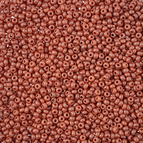 11/0 Czech Seed Beads #43145 Permalux Light Brown 23g