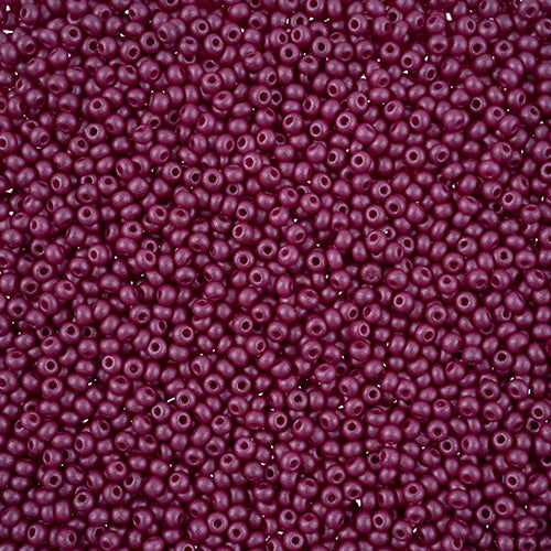 10/0 Czech Seed Beads #143 Permalux Purple 22g