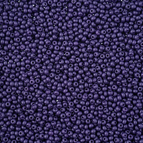 10/0 Czech Seed Beads #145 Permalux Dark Violet 22g
