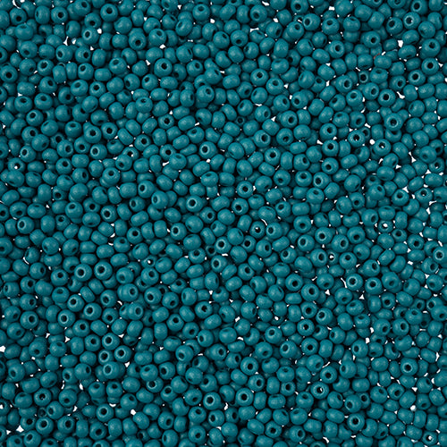 10/0 Czech Seed Beads #148 Permalux Teal 22g