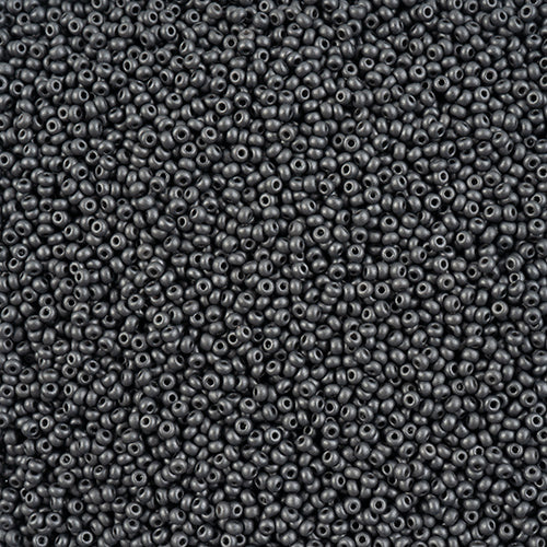 10/0 Czech Seed Beads #152 Permalux Grey 22g