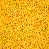 10/0 Czech Seed Beads #154 Permalux Matte Dark Yellow 22g