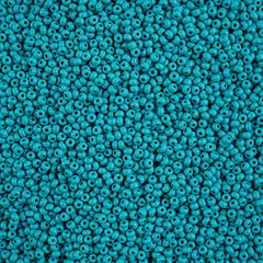 10/0 Czech Seed Beads #170 Permalux Matte Teal 22g