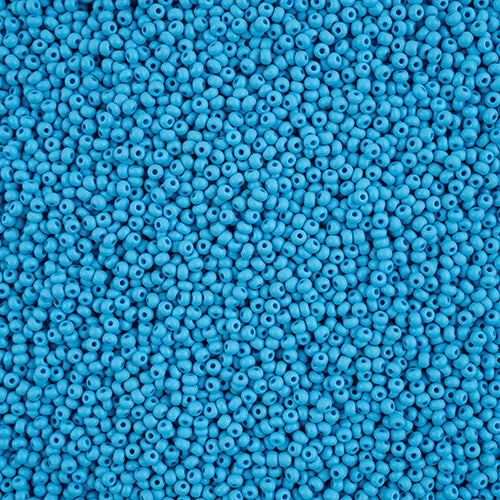 11/0 Czech Seed Beads #43180 Permalux Matte Dark Turquoise 23g