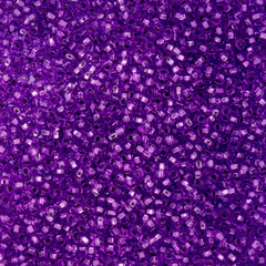 10/0 Czech Seed Beads #277 Silver Lined Mauve 22g