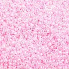 10/0 Czech Seed Beads #1429V Pearl Dyed Rose 22g