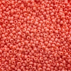 10/0 Czech Seed Beads #43108V Opaque Coraline Solgel 22g