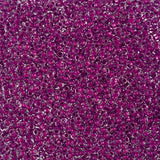 8/0 Czech Seed Beads #01519V Colour Lined Neon Purple 22g