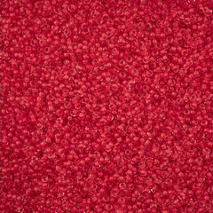 11/0 Czech Seed Beads #01544 C/L Terra Intensive Red 23g