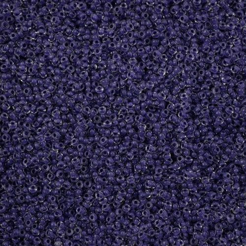 11/0 Czech Seed Beads #01545 C/L Terra Intensive Purple 23g