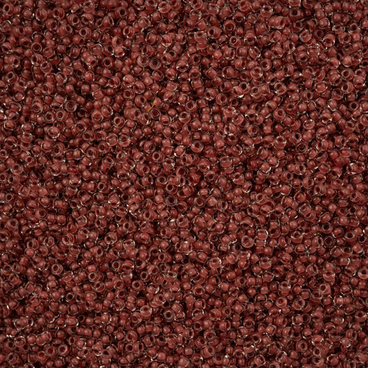 11/0 Czech Seed Beads #01548 C/L Terra Intensive Brown 23g