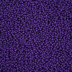 11/0 Czech Seed Beads #43127 Terra Intensive Matte Purple 23g