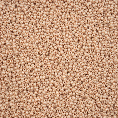 11/0 Czech Seed Beads #43185 Pearl Beige Luster Terra 23g