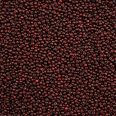 11/0 Czech Seed Beads #43191 Op Travertine Red 24g