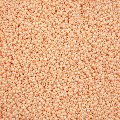 11/0 Czech Seed Beads #43193 Pearl Peach Luster Terra 23g