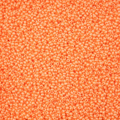 11/0 Czech Seed Beads #43195 Pearl Orange Luster Terra 23g