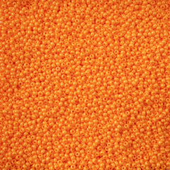 11/0 Czech Seed Beads #43196 Bright Orange Sfinx Terra 23g