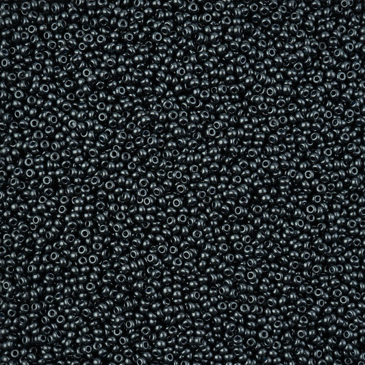 11/0 Czech Seed Beads #43208 Pearl Turquoise Jet Terra 23g