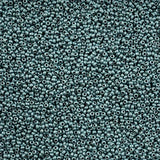 11/0 Czech Seed Beads #43210 Metallic Terra Matte Blue 24g
