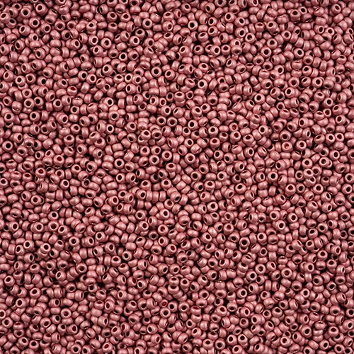 11/0 Czech Seed Beads #43218 Violet Orchid Terra Metallic Matte 23g