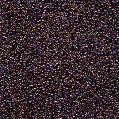 11/0 Czech Seed Beads #43224 Crystal Luster Purple 23g