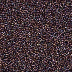 11/0 Czech Seed Beads #43225 Silver Lined Rainbow Purple 23g