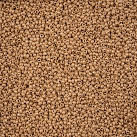 11/0 Czech Seed Beads #43232 Pearl Brown Luster Terra 23g