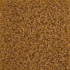 11/0 Czech Seed Beads #43233 Crystal Luster Brown 24g