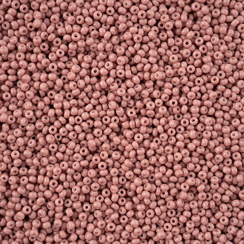 11/0 Czech Seed Beads #43239 Op Lavender Chalk Solgel 23g