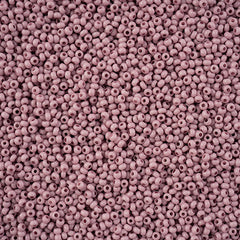 11/0 Czech Seed Beads #43240 Op Plum Chalk Solgel 23g