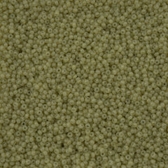 11/0 Czech Seed Beads #43270 Alabaster Avocado Solgel 23g