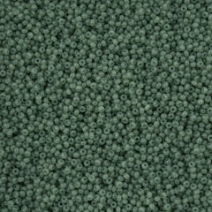 11/0 Czech Seed Beads #43274 Alabaster Eucalyptus Solgel 23g