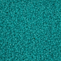 11/0 Czech Seed Beads #43275 Alabaster Turquoise Solgel 23g