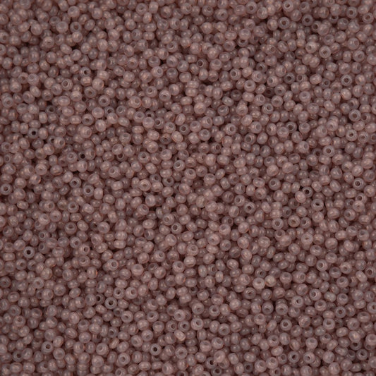 11/0 Czech Seed Beads #43278 Alabaster Brown Solgel 23g