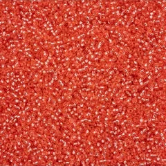 11/0 Czech Seed Beads #43282 Silver Lined Pink Solgel 23g