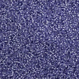 11/0 Czech Seed Beads #43289 Silver Lined Purple Solgel 23g
