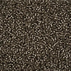 11/0 Czech Seed Beads #43301 Silver Lined Grey Solgel 23g