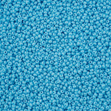 11/0 Czech Cut Seed Beads #37020 Opaque Light Blue 13g