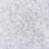 9/0 Czech 3-Cut Seed Beads Opaque Pearl White 13g