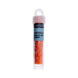 9/0 Czech 3-Cut Seed Beads Transparent Orange Luster 13g