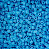 9/0 Czech 3-Cut Seed Beads Opaque Light Blue 13g